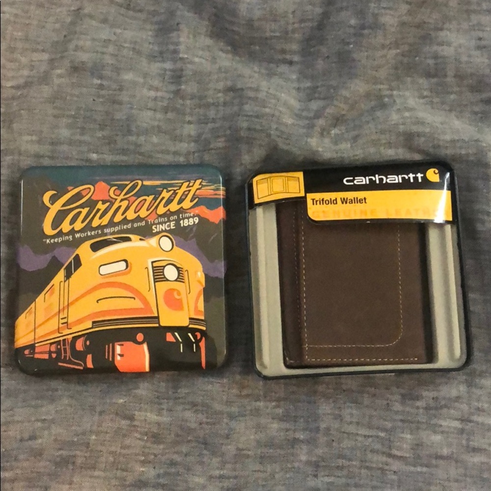 Genuine Leather Carhartt Trifold Wallet